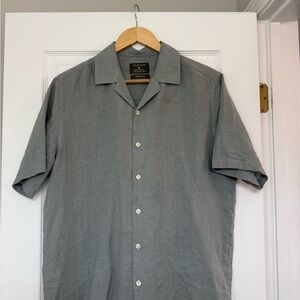 Primark Men's Casual Gray Button Down Shirt